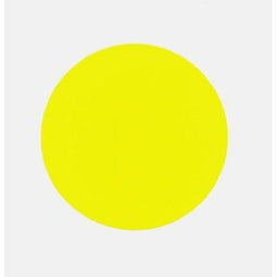 Klika - Etiket 35 mm rond fluor geel 1000 rol - 30 stuks