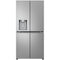 LG GML860PYFE - Amerikaanse koelkast - No-frost - 506 liter - Prime Silver