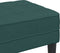 vidaXL - Ligzetel - Donkergroen - 113x57x39 - cm - Stof