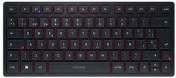 Cherry KW 9200 MINI - Toetsenbord - Draadloos USB-C en Bluetooth 5.0 - QWERTY Spaans - Zwart