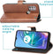 iMoshion Hoesje Geschikt voor Motorola Moto G30 / Moto G20 / Moto G10 Power / Moto G10 Hoesje Met Pasjeshouder - iMoshion Luxe Bookcase - Bruin
