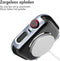 imoshion Screenprotector - Geschikt voor Apple Watch Series 4 / 5 / 6 / SE - 44mm - Full Cover Hard Case / Beschermend Hoesje - Zilver