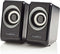 Nedis CSPR20020BK - 2.0 Stereo Speakerset - 18 Watt USB-voeding (1 set)