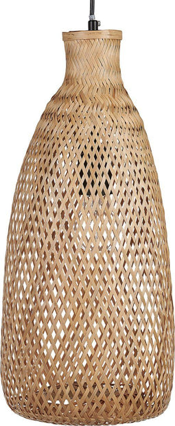 LWELA - Hanglamp - Lichte houtkleur - Bamboehout