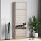 vidaXL - Schoenenkast - 5 opbergvakken - eiken-look