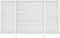 vidaXL - Dressoir - 120x30x75 - cm - bewerkt - hout - wit