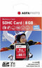AgfaPhoto SDHC Class 10 - Geheugenkaart 8GB - Max. leessnelheid 90 MB/s - Max. schrijfsnelheid 20 MB/s