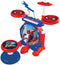 Spider-Man Complete elektronische lichtgevende drums ingesteld met stoel