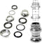 Tange Seiki Balhoofd Cartridge Seiki Aluminium 1 Inch Zilver