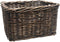 New Looxs Brisbane Large - Rotan Fietsmand - Handgemaakt - Voorop - 39 liter - Bruin