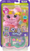 Polly Pocket Theefeestje Konijn - Compacte Speelset - Inclusief 1 micropop en 10 accessoires