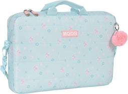 Laptop Cover Moos Garden 15,6'' 40 x 27 x 4 cm Turquoise