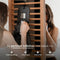 ONYX Toilettas L - Cosmetica Organizer - Ingebouwde Spiegel en Ophanghaak - Zwart