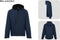 Milanoro - Softshell jas - Wind- en waterdicht - Koningsblauw - M