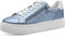 Tamaris Essentials - Dames Sneakers - Comfortabele pasvorm - Lichtblauw-metallic - Maat 40