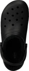 Crocs - Classic Lined Clog - Unisex Sandaal - 38 - 39 - Zwart