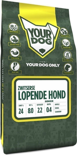 Yourdog Zwitsere lopende hond Rasspecifiek Senior Hondenvoer 6kg | Hondenbrokken
