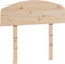 vidaXL - Hoofdbord - 90 - cm - massief - grenenhout