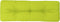 vidaXL - Palletkussen - 120x40x12 - cm - stof - heldergroen