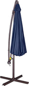 Feel Furniture - Toscano - Banana parasol - Marine Blauw