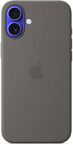 Apple Silicone Back Cover - iPhone 16 Plus - MagSafe - Grijs