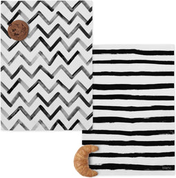 Set van 2 theedoeken Stripes | Blanc