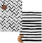 Set van 2 theedoeken Stripes | Blanc