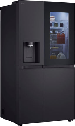LG GSGE91EVAC - Amerikaanse koelkast - Side-by-side 628 L InstaView - Essence Black Steel
