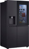 LG GSGE91EVAC - Amerikaanse koelkast - Side-by-side 628 L InstaView - Essence Black Steel