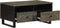 vidaXL - Salontafel - 80x54x40 - cm - massief - mangohout - zwart