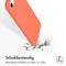 Accezz Liquid Silicone Backcover - iPhone SE (2022 / 2020) / 8 / 7 - Schokabsorberend - Oranje