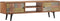 vidaXL - Tv-meubel - 140x30x40 - cm - massief - acaciahout