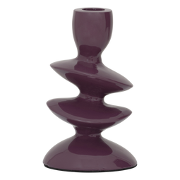 Urban Nature Culture - Candle holder Tove - Aluminium - Prune Ø 8 * 14 CM