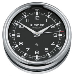 Wempe Pilot III - Scheepsklok - Ø 85 mm - Zwart/Wit