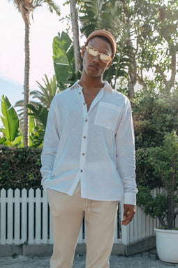 Colourful Rebel Caleb Shirt - Blazer kraag blouse - Lange mouw - Maat L