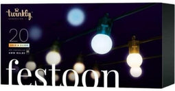 Twinkly TWF020GOP-BEU - Lichtsnoer - 20 LED Multi-color - Zwart