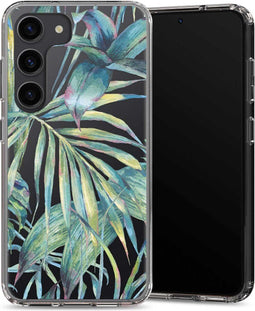 Selencia Hoesje Geschikt voor Samsung Galaxy S23 Plus Hoesje - Selencia Zarya Fashion Extra Beschermende Backcover - groen