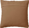 Dutch Decor GIDI - Kussenhoes 45x45 cm - velvet - effen kleur - Tobacco Brown - bruin - met rits