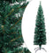 vidaXL - Kunstkerstboom - met - standaard - smal - 150 - cm - PVC - groen