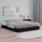 vidaXL - Bedframe - massief - hout - zwart - 120x200 - cm