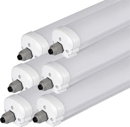 V-TAC VT-1249-N - LED Armaturen G Serie - IP65 Waterdicht 36W 4320 Lumen 4500K 120CM (Set van 6)