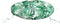 vidaXL - Zitkussen - rond - bladpatroon - Ø - 60x11 - cm - oxford - stof