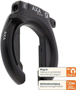 AXA Block XXL - Ringslot voor brede banden - ART 2 sterren keurmerk - Zwart