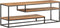 vidaXL - Tv-meubel - 130x30x45 - cm - massief - acaciahout