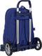 Schoolrugzak met Wielen F.C. Barcelona Rood Marineblauw 32 x 44 x 16 cm