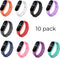 Xiaomi Mi Band 5 - Siliconen Sportbandjes - 10-pack Multicolour (10 stuks)