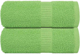 vidaXL - Zeepdoekjes - 2 - st - 30x30 - cm - 360 - g/m² - 100% - katoen - appelgroen