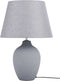 FERGUS - Tafellamp - Grijs - Keramiek