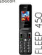 Logicom Fleep 450 - Klapbare telefoon - 4G - 128MB - Zaklamp - Zwart