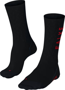 FALKE BC Impulse Peloton - Fietssokken unisex - Anti-blaar en ademend - Zwart